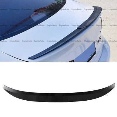 For Mazda 2 3 6 Adjustable Rear Spoiler Trunk Roof Tail Wing Carbon Fiber • $42.75