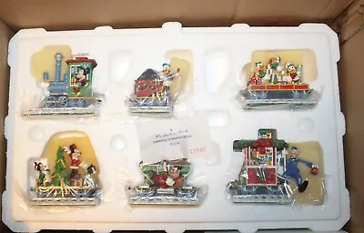 Danbury Mint MICKEYS CHRISTMAS TRAIN Holiday Set Mouse Disney W/Box • $74.95