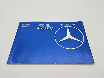 1979 Mercedes 450 SL 450 SLC Owners Manual Type 107 Convertible W107 - Read • $109.99