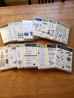 Stampin' Up! Stamp Sets NEW RETIRED Lots More Added!! YOU CHOOSE  T-Z  Titles • $14.95