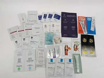 Lot Of 30 Skin And Hair Care Samples - Dior /Lancome/Clarins/Oribe/Sothys/Korres • £17.99
