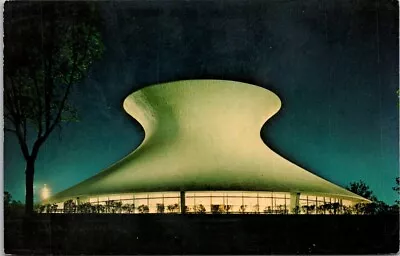 St Louis MO Missouri Planetarium Forest Park Night View Vintage Postcard • $5.35