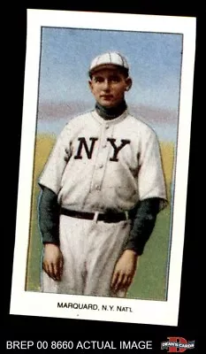 1909 T206 Reprint #304 Rube Marquard SID Giants HALL-OF-FAME VARIATION 8 - NM/MT • $4