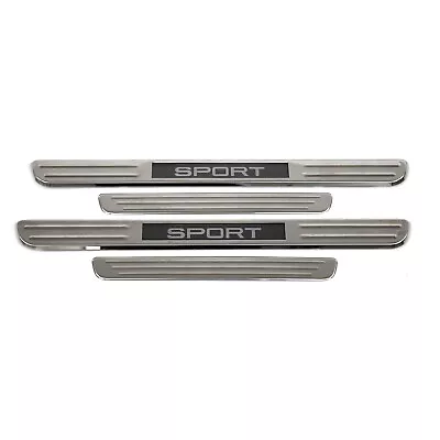 Door Sill Scuff Plate Illuminated For VW Passat B8 2015-2022 Sport Steel 4x • $119.90