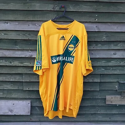 £299.99 • Buy Adidas LA Galaxy 2006 Yellow Home Kit Player Issue/Version Shirt XXL (2XL) MLS