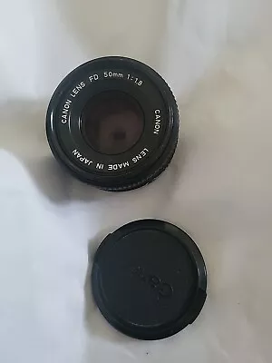 Canon Lens FD 50mm 1:1.8 F1.8 Lens FD Mount For 35mm Film Cameras • £20