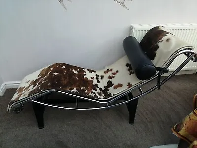 Cowhide Le Corbusier Chaise Lounge Reproduction - COLLECTION ONLY  • £699.99