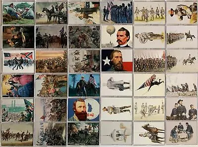 Civil War Blue And Gray 72 Card Set By Mort Kunstler Comic Images 1996 • $36.70