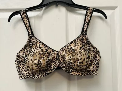 Wacoal Bra #855167 Animal Print Underwired Lightly Lined Size 38D • $16.99