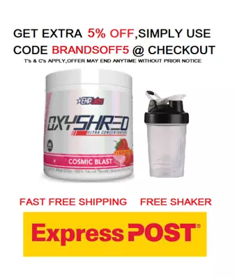 $64.89 • Buy Ehplabs Oxyshred All Flavours Ehp Labs Oxy Shred Burner | Express