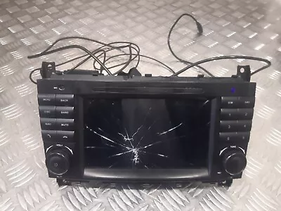 2005 Mercedes C Class W203 Radio Stereo Bluetooth Sat Nav Head Unit Aftermarket • £50