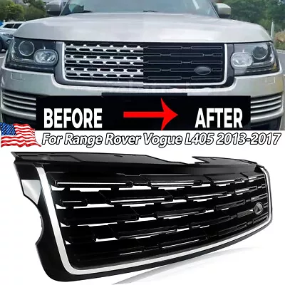 For Range Rover Vogue L405 2013-2017 Chorme Trim 2023 Style Front Upper Grille  • $121.99