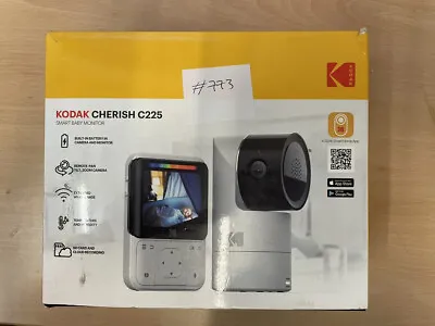 Kodak Cherish C225 Smart Baby Monitor 24/7 720P Video & Snapshot Recording #773 • £59