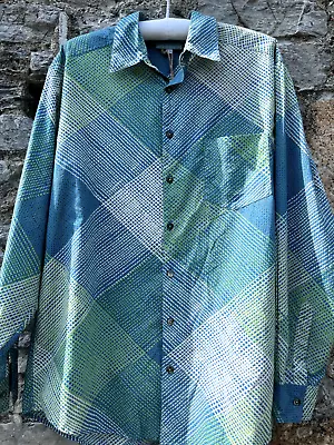 £45 • Buy BNWT Accacia Chandni CHowk Anokhi Classic Shirt Cotton Hand Block Print RRP £69