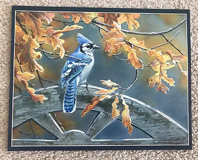 Blue Jay Print 2019 Calendar Painting Susan Bourdet Oriole Nature Boys Town New • $9