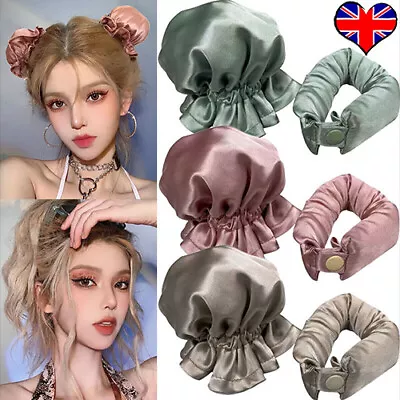 Sleeping Headband Heatless Curling Rod Silk No Heat Hair Curler Hair Rollers • £6.39