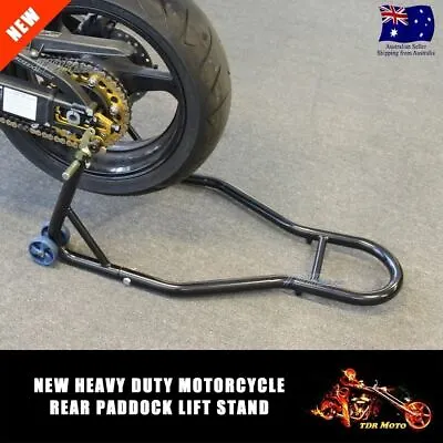 Steel Heavy Duty Motorcycle Motorbike REAR Stand Paddock Race Quick Lift KTM • $41.56