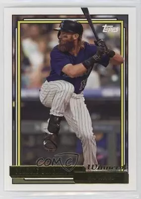 2017 Topps Archives 1992 Gold Winner Subset Parallels Charlie Blackmon #281 • $21.44