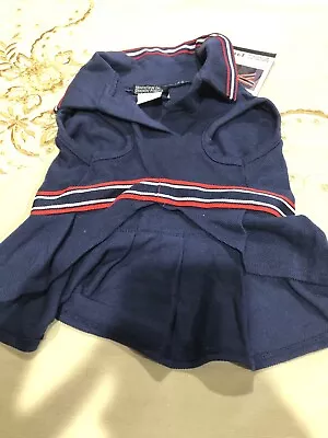 Zack And Zoey Nautical Polo Dress Size Small Navy  • $29.99