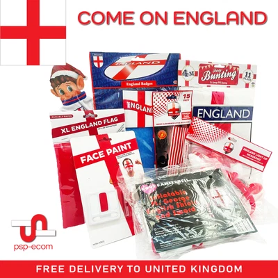 £2.99 • Buy England Flags XL, St George Flags, Face Paint, Car Flags, Headband, Bunting, Elf
