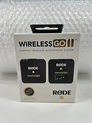 RODE Wireless GO II Microphone System - Single -  Transmitter & Receiver WIGOIIS • $149.99