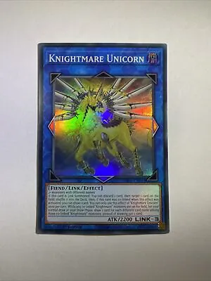 RA01-EN043 Knightmare Unicorn Super Rare 1st Edition YuGiOh Card • £0.99