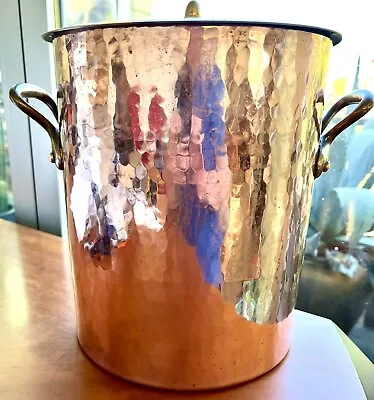 Copper Stock Pot 11 Quarts Made In France For Sur La Table By Mauviel • $355