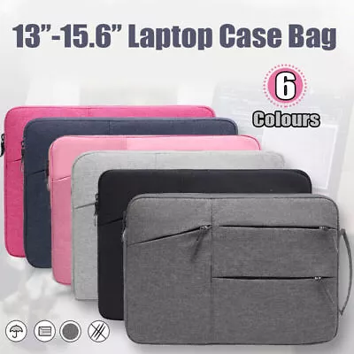 Laptop Sleeve Travel Bag Carry Case For MacBook Air Pro 13  15.6   Lenovo Dell • $17.19