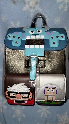 Disney Pixar Holiday Backpack Up Toy Story Monsters By Danielle Nicole MWT • $50