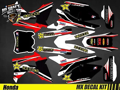 Kit Deco Motorcycle For / MX Decal Kit For Honda Crf - Rockstar • $132.98