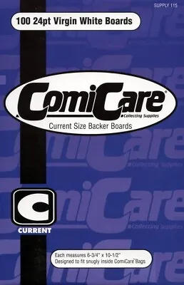 Comic Care Current Comic Book Backing Boards 6-3/4  X 10 1/2  • $10.78