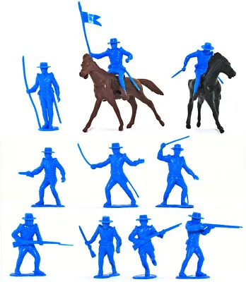 25 Marx Recast  Zorro  Mexicans - 54mm Soft Plastic Figures - With 2 Horses • $29.95