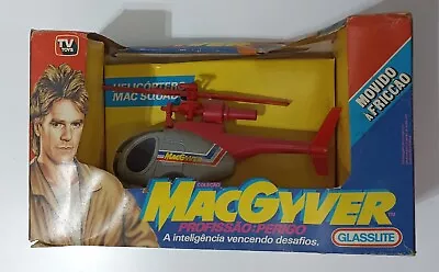 MacGyver Helicoptero Mac Squad  MIB Glasslite TV Toys Brazil VINTAGE • $700