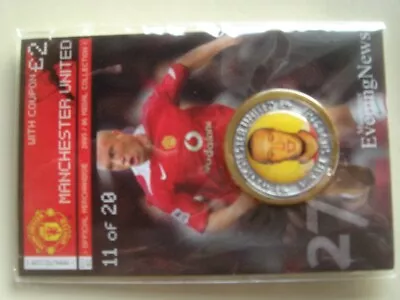 MANCHESTER UNITED / M.E.N.  2005/06 MEDAL ( 3x ) SILVESTREV D SAR & RICHARDSON • £3.49