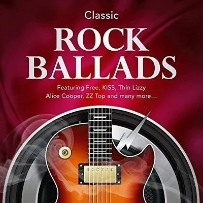 'Classic Rock Ballads'- UK 3CD-Kiss/ZZ Top/Rush/Rainbow/Cars/Quarterflash- New • $1.23