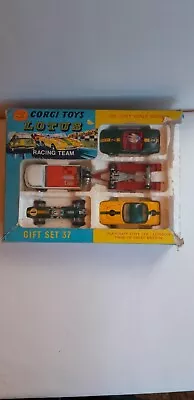 £76 • Buy Corgi Toys Lotus Racing Team Gift Set 37 Elan Climax F1 Volkswagen 1:43