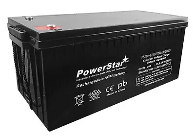 12V 200AH Deep Cycle AGM Battery For RV Solar Marine Off-Grid Application • $299.55