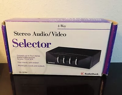 RadioShack--4-Way Stereo Speaker Selector Control Center. USED • $15