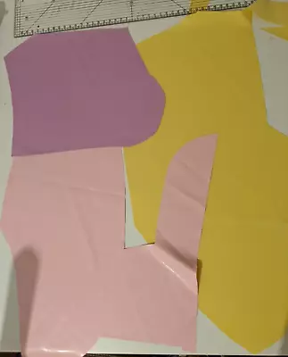 Bundle Of Three Large Pastel Latex Offcuts 0.4mm Thickness • £5