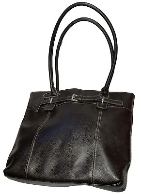 L. CREDI Brown Leather Bag. • £8.50