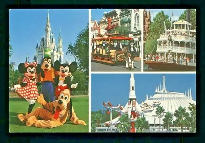 Postcard Disney World Magic Moments In The Magic Kingdom Mickey Mouse. B2 • $3.99