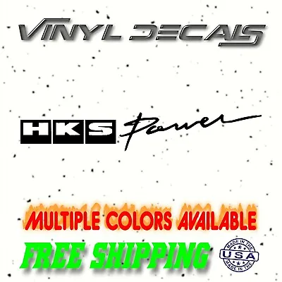 HKS Power Vinyl Sticker Decal / Car Truck Window Jdm Japanese Drift Racing Turbo • $4.99