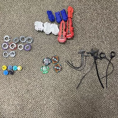 Big Beyblade Lot With Rip Cords And Launchers • $20