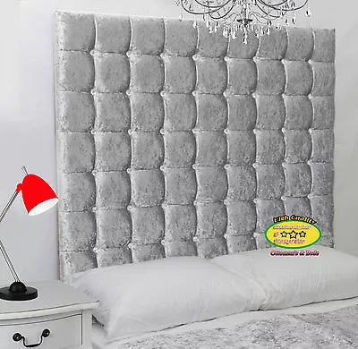 £0.99 • Buy New On Ebay Modern Stylish Monaco Crush Velvet Diamante Headboard 40  High