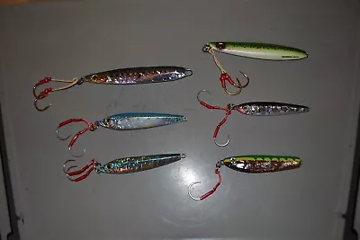 Saltwater Jig Lot Of 6 Shimano Butterfly Megabait Luhr Jensen Crippled Herring • $40