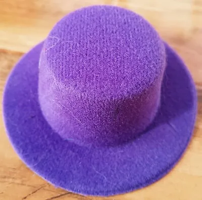 Purple Mini Top Hat Fascinator Base Hen Party Play Hat Fancy Dress Hair Clip • £1.99