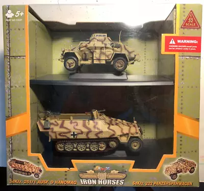 21st Century 1/32 German Hanomag And Panzerspahwagen. 2 Vehicles In The Box NIB • $44