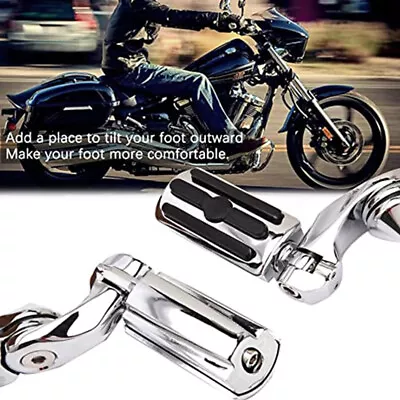 Motorcycle 1.25  Engine Highway Footpeg Mount Clamp For Harley Touring Sportster • $49.16