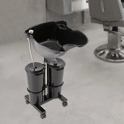 Portable Shampoo Bowl Hairdressing Backwash Unit Salon Wash Hair Basin Sink UK • £195