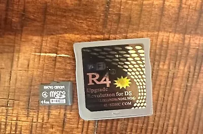 R4i DS RTS Revolution Card Cart Only Tested 4GB SD Card Included SHIPS NOW • $28.99